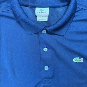 Lacoste Sport Men's Blue Polo Shirt Medium